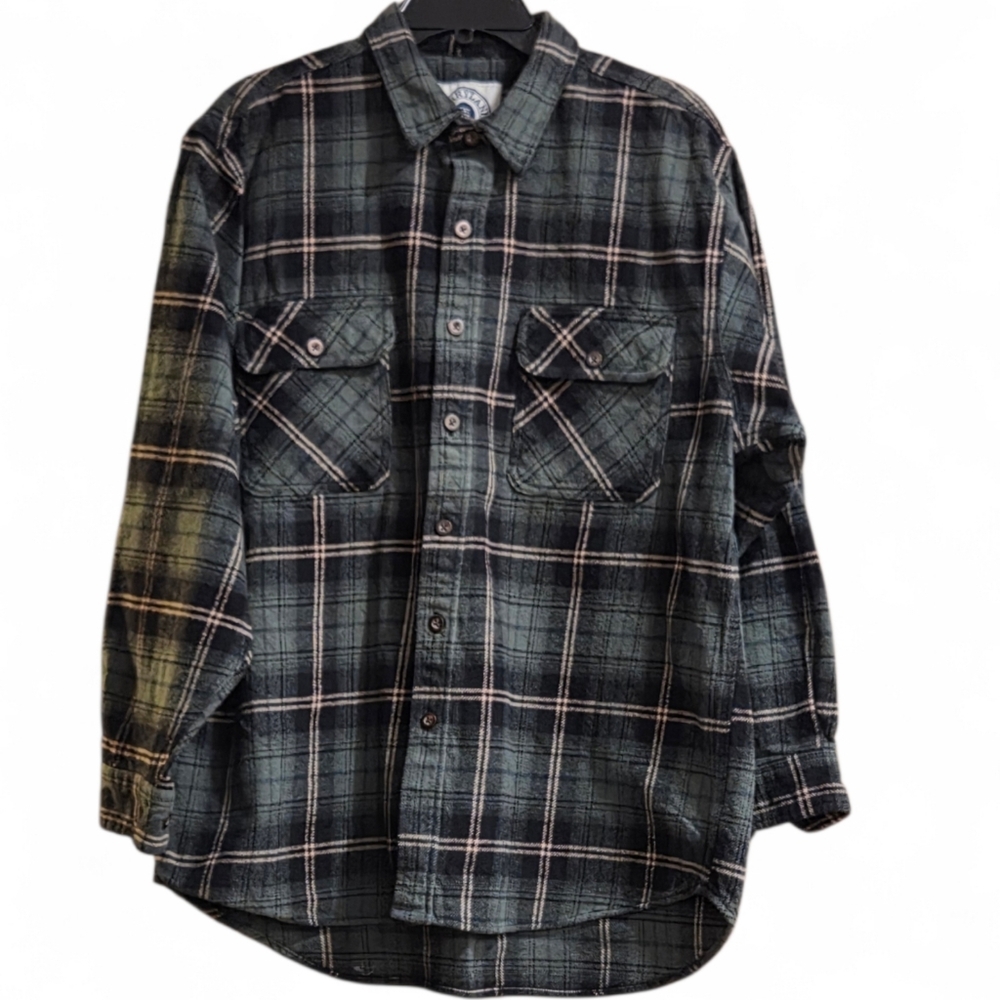 Classic Plaid Button-Down Shirt for Men